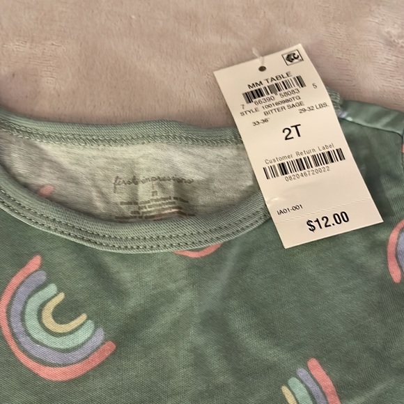 First impressions green rainbow dress - Picture 2 of 3